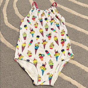 Hatley Colorful One-Piece Swimsuit with Pink Straps